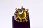 Topaz ve Lal Gümüş Yüzük - Görsel 3