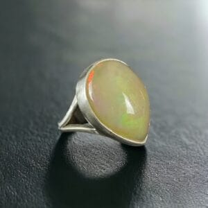 Etiyopya-Opal-Gumus-Yuzuk