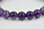 Ametist Taşı Bileklik Küre Kesim - Görsel 2