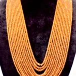 Sarı Safir Set Kolye Büyük