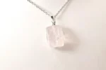 Pembe Kuvars Kolye - Görsel 2