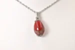 Kırmızı Jasper Kolye - Görsel 2