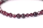 Lal - Garnet Bileklik 3-4mm - Görsel 3