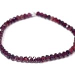 Lal - Garnet Faset Kesim Bileklik