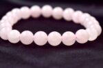 Pembe Kuvars Taşı Bileklik (Aşk Taşı) 8mm - Görsel 2
