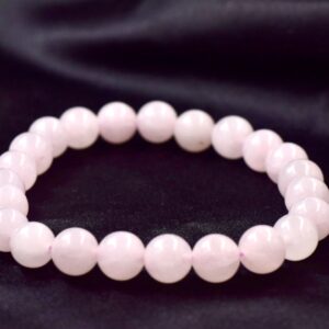 Pembe Kuvars Taşı Bileklik (Aşk Taşı) 8mm