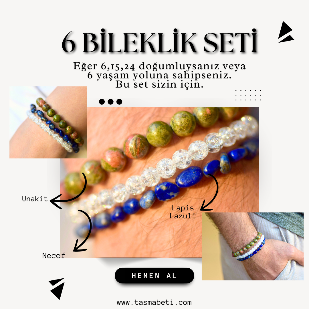 taş mabeti post (1080 x 1080 px) (3) Numerolojik 6'lar İçin Bileklik Seti – Sevgi, Sorumluluk ve Duygusal Denge - Görsel 1