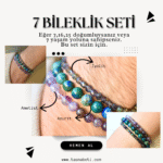 Numerolojik 7'ler İçin Bileklik Seti – Sezgi, Spiritüel Derinlik ve Zihinsel Netlik