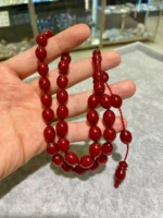 Arpa Kesim Sıkma Kehribar Tesbih