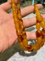 Kapsül Kesim Sıkma Kehribar Tesbih - Görsel 5