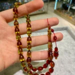 Sıkma Kehribar Tesbih – Arpa Kesim