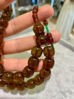 Sıkma Kehribar Tesbih – Küp Kesim - Görsel 4