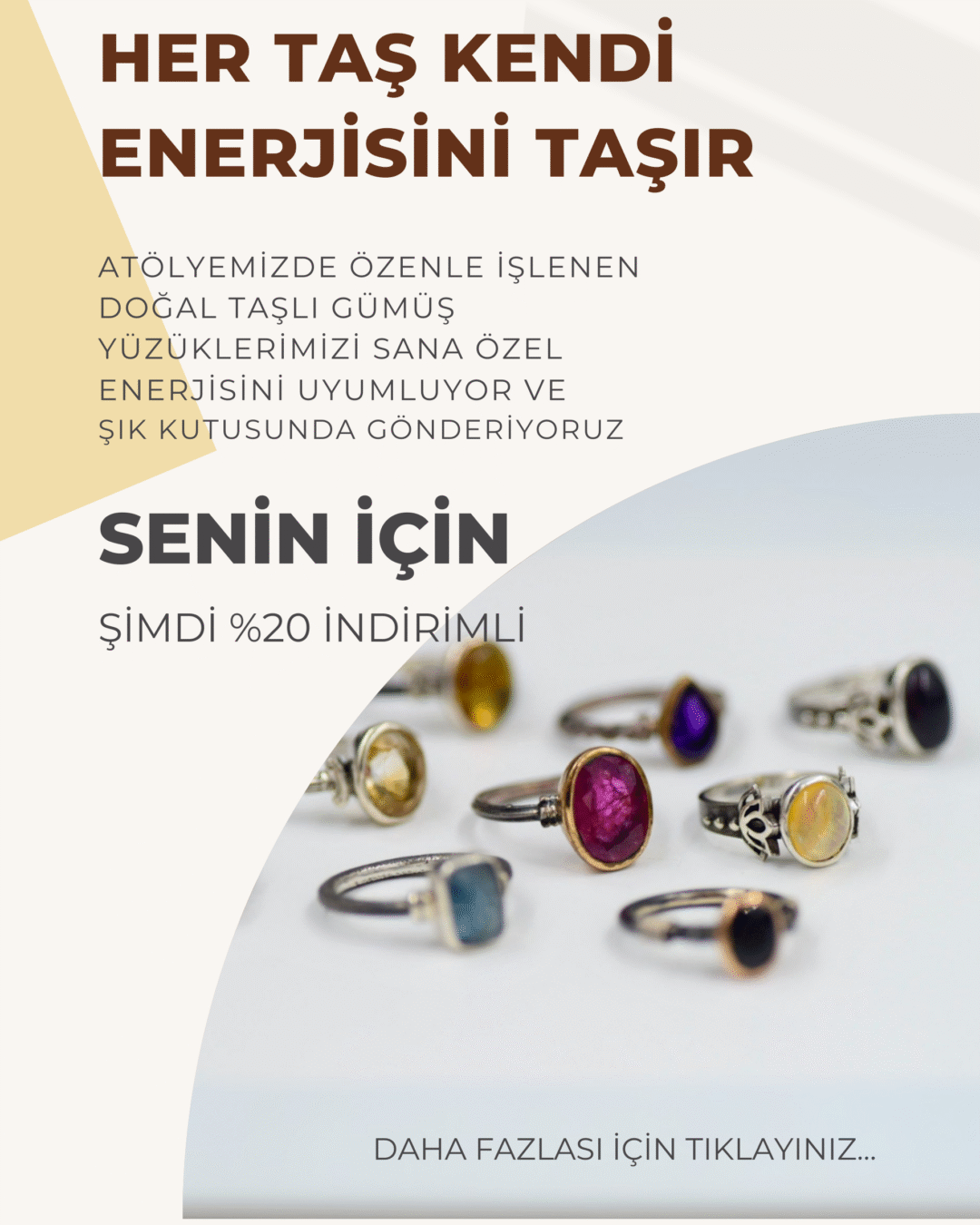dogal tas gümüş yüzük