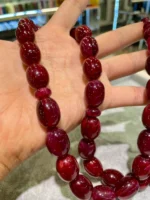 Oynar İmameli Eski Alman Katalin Usta İşi Altın İmzalı Tespih - Görsel 7