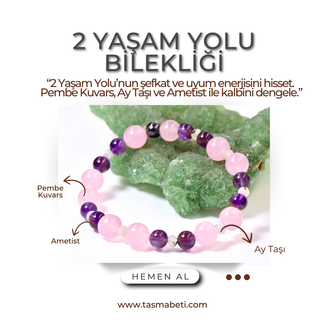 Copy of taş mabeti post (1080 x 1080 px) (1) 2 Yaşam Yolu Bilekliği – Sevgi, Uyum ve Sezgi Enerjisi - Görsel 1