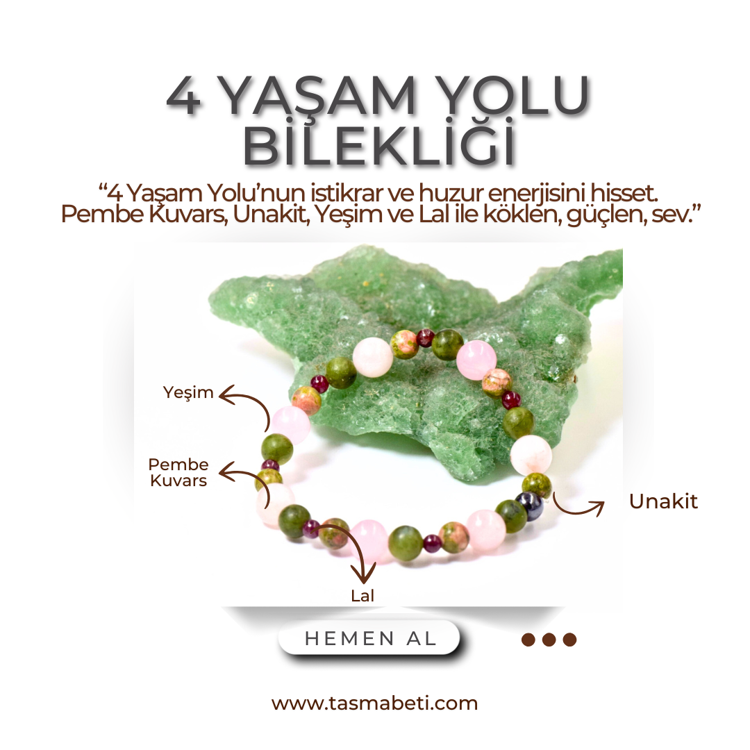 Copy of taş mabeti post (1080 x 1080 px) (3) 4 Yaşam Yolu Bilekliği – İstikrar, Emek ve Kalp Dengesi - Görsel 1