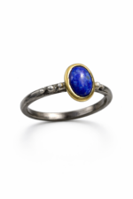 Lapis Lazuli Taşı Gümüş Yüzük (3. Göz ve Vizyon Taşı)