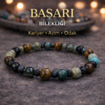 Başarı Bilekliği – Lav Taşı, Labradorit & Apatit