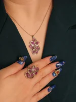 Yakut Set – Tutku, Güç ve Asaletin Üçlü Işığı