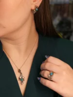Turkuaz Set – Doğal Canlılık, Koruyucu Enerji ve Bohem Zarafetin Üçlü Işıltısı - Görsel 3