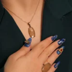 Rutil Kuvars Set – Altın Işık, Modern Zarafet ve Doğal Sanatın En Şık Üçlüsü