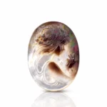 Sedef Kameo – Oval Kabartma Figür Taş