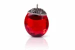 Sertifikalı Kırmızı Topaz Kolye