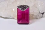 Sertifikalı Pembe Topaz Kolye - Görsel 2