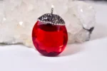 Sertifikalı Kırmızı Topaz Kolye - Görsel 4