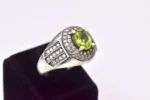 Zebercet (Peridot) Gümüş Yüzük - Görsel 2