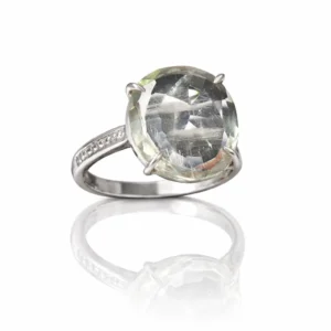 Limon Topaz Gümüş Yüzük