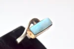 Larimar Gümüş Yüzük – Deniz Enerjisi ve Huzur - Görsel 4