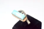 Larimar Gümüş Yüzük – Deniz Enerjisi ve Huzur - Görsel 3
