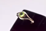 Zebercet (Peridot) Gümüş Yüzük - Görsel 4