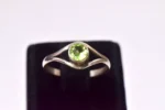 Zebercet (Peridot) Gümüş Yüzük - Görsel 3