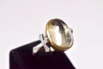 Limon Topaz Gümüş Yüzük - Görsel 4