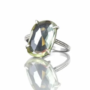 Limon Topaz Gümüş Yüzük