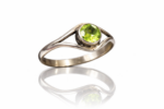 Zebercet (Peridot) Gümüş Yüzük