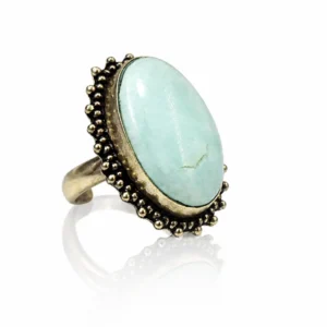 Larimar Gümüş Yüzük – Deniz Enerjisi ve Huzur