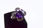 Kristal Taşlı Gümüş Yüzük – Zarif ve Işıltılı Tasarım - Görsel 3