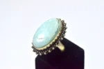 Larimar Gümüş Yüzük – Deniz Enerjisi ve Huzur - Görsel 3