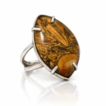 Jasper (Jaspis) Taşlı Gümüş Yüzük – Doğallık ve Güçlü Duruş