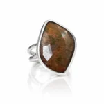 Jasper (Jaspis) Taşlı Gümüş Yüzük – Doğallık ve Güçlü Duruş