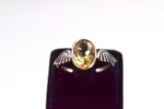 Sitrin Taşlı Gümüş Yüzük - Görsel 4