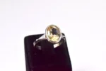 Sitrin Taşlı Gümüş Yüzük - Görsel 2
