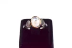 Ay Taşı Gümüş Yüzük - Görsel 3