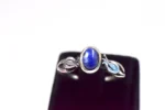 Lapis Lazuli Taşı Gümüş Yüzük - Görsel 2