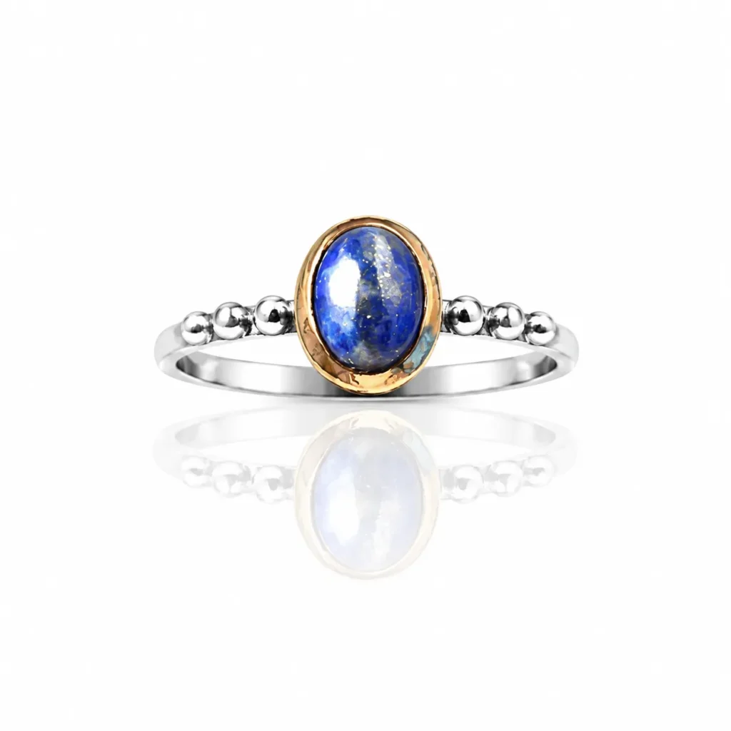 Lapis Lazuli Taşı Gümüş Yüzük