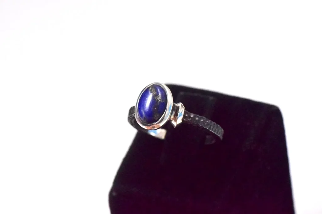 Lapis Lazuli Taşı Gümüş Yüzük