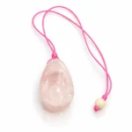 Pembe Kuvars Doğal Taş Yoni Yumurtası – Yoni Taşı